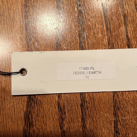 Lino Catalino Linen Vest In Taupe And Pinestripe Size 10 - Picture 9 of 10